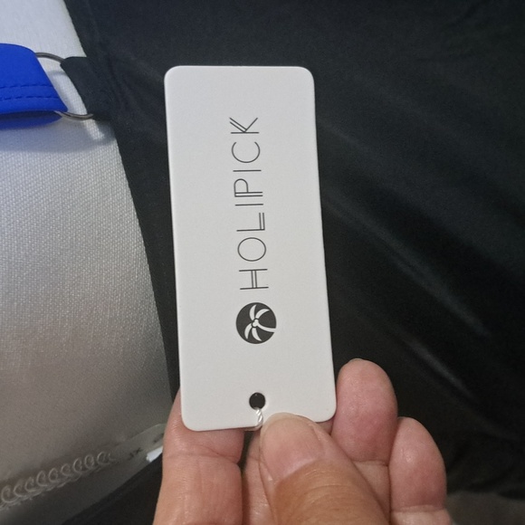 Holipick Women Ruffle Vneck 1 Piece Swimsuit Tummy Control Full Coverage XL NWT - Picture 5 of 6